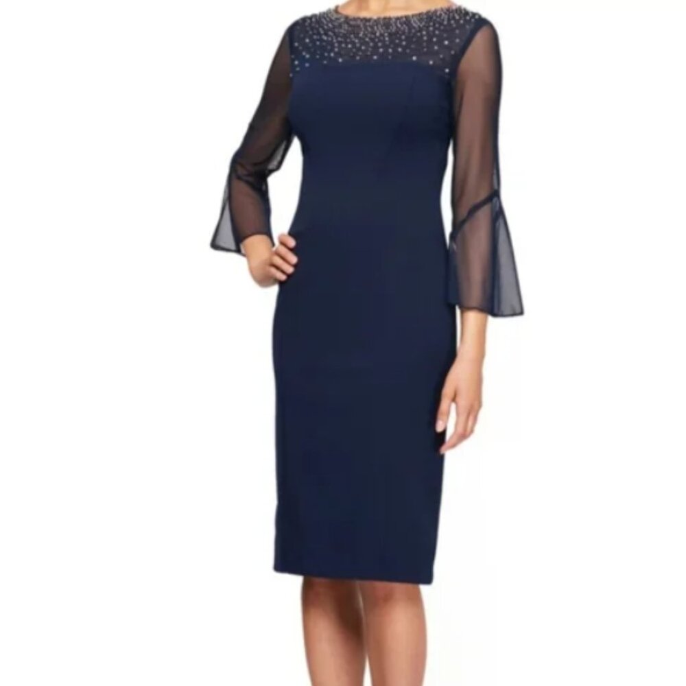Alex Evenings Women's‎ Short Sheath Dress
